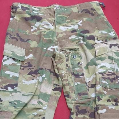 SET of US Army Flight Large Short Combat Aircrew Uniform Top Pants OCP Multicam Good Condition (fc06-SEP47)