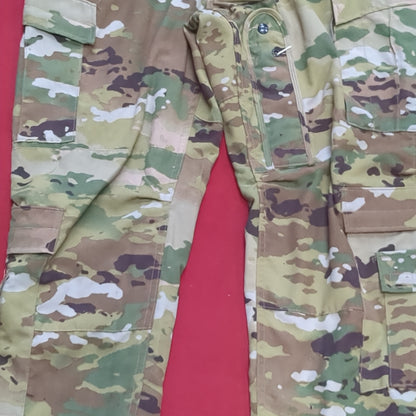 SET of US Army Flight Large Short Combat Aircrew Uniform Top Pants OCP Multicam Good Condition (fc06-SEP47)