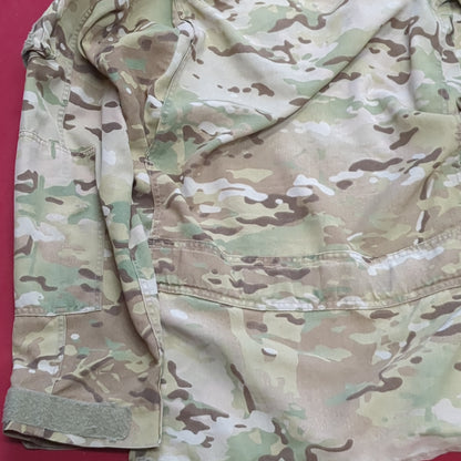 SET of US Army Flight Large Short Combat Aircrew Uniform Top Pants OCP Multicam Good Condition (fc06-SEP47)