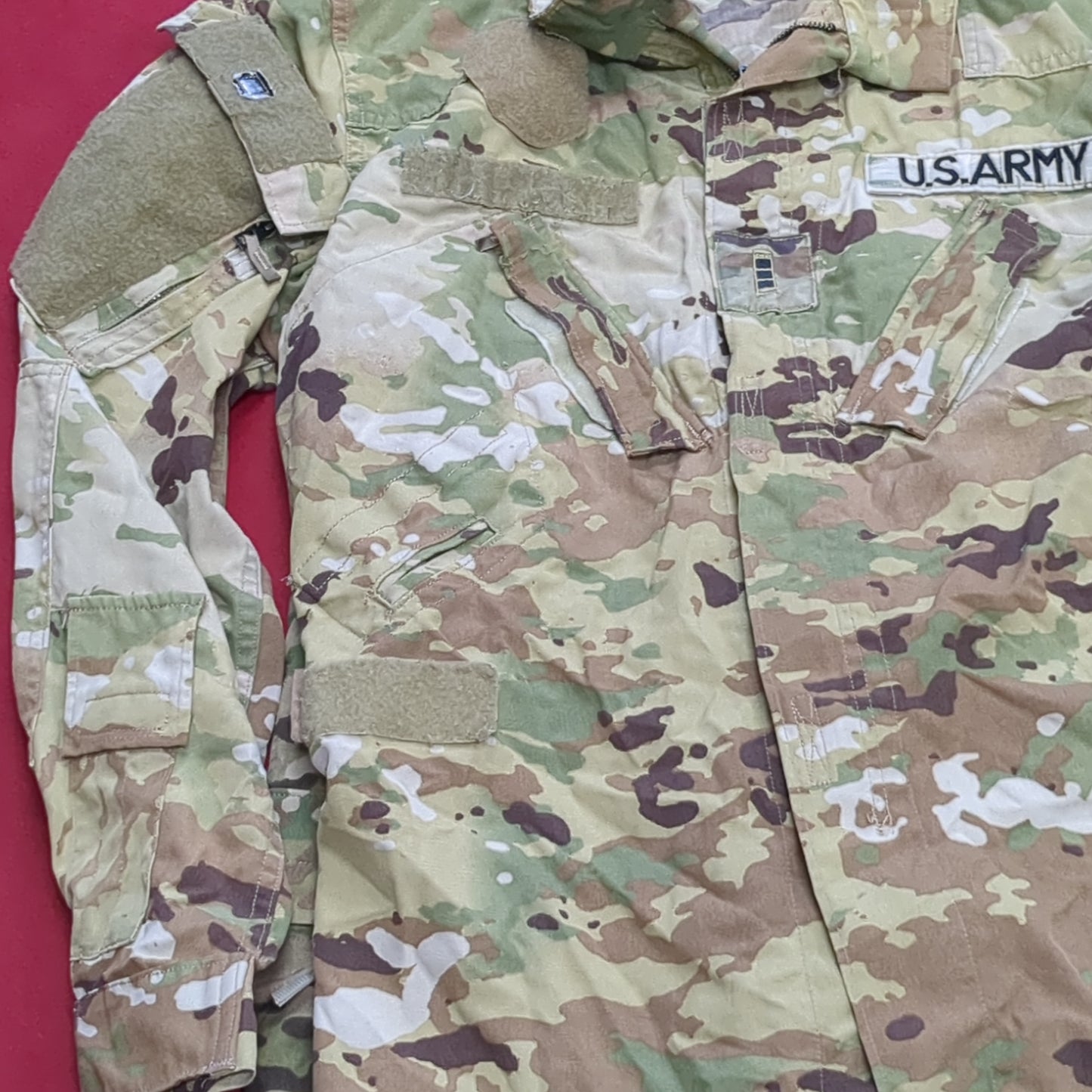 SET of US Army Flight Large Short Combat Aircrew Uniform Top Pants OCP Multicam Good Condition (ocp3- fa17-SEP48)