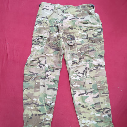 SET of US Army Flight Large Short Combat Aircrew Uniform Top Pants OCP Multicam Good Condition (ocp3- fa17-SEP48)