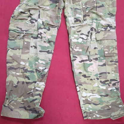 SET of US Army Flight Large Short Combat Aircrew Uniform Top Pants OCP Multicam Good Condition (ocp3- fa17-SEP48)