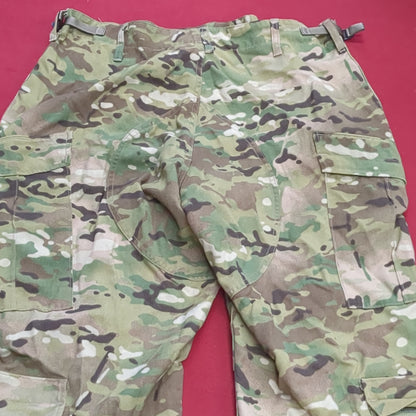 SET of US Army Flight Large Short Combat Aircrew Uniform Top Pants OCP Multicam Good Condition (ocp3- fa17-SEP48)