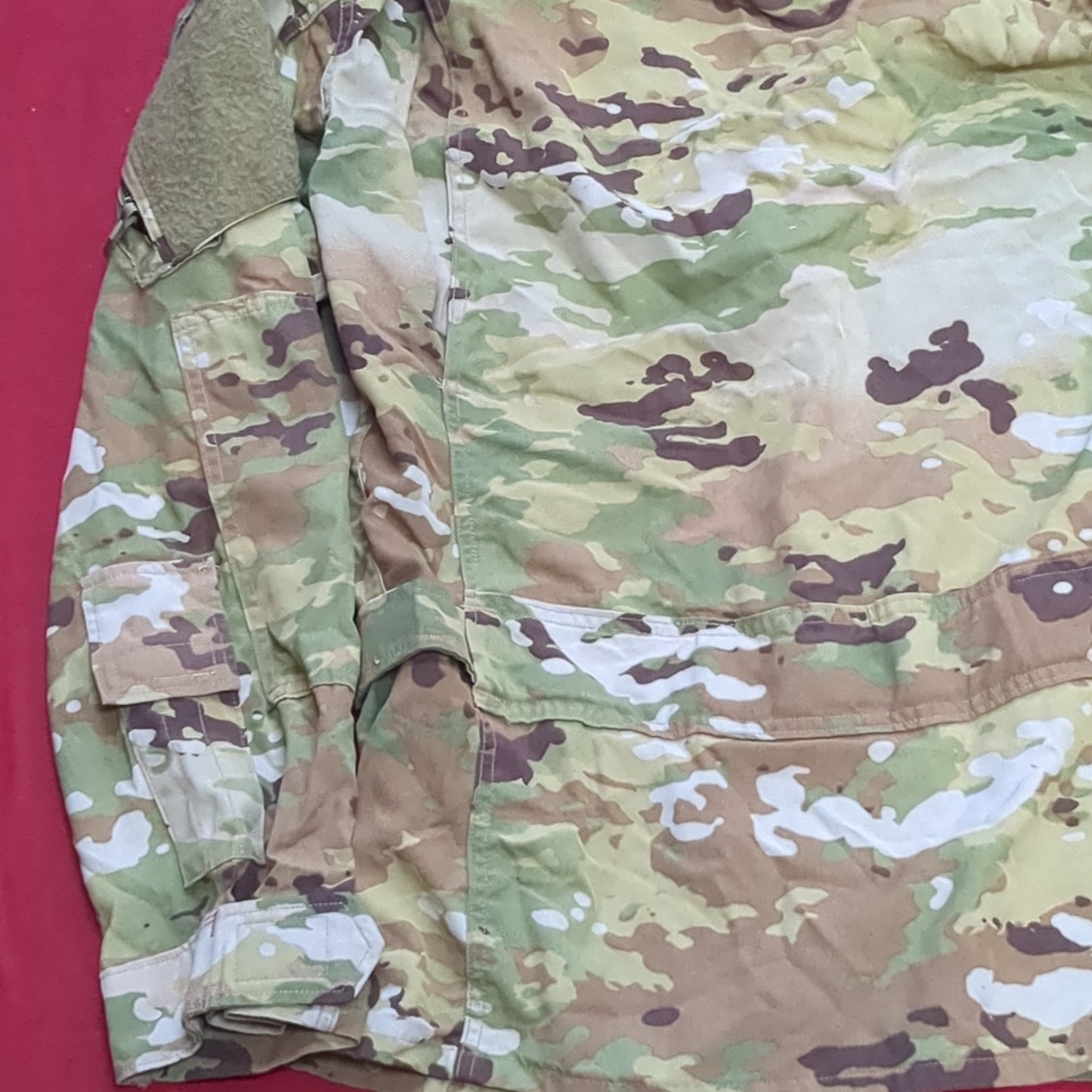 SET of US Army Flight Large Short Combat Aircrew Uniform Top Pants OCP Multicam Good Condition (ocp3- fa17-SEP48)