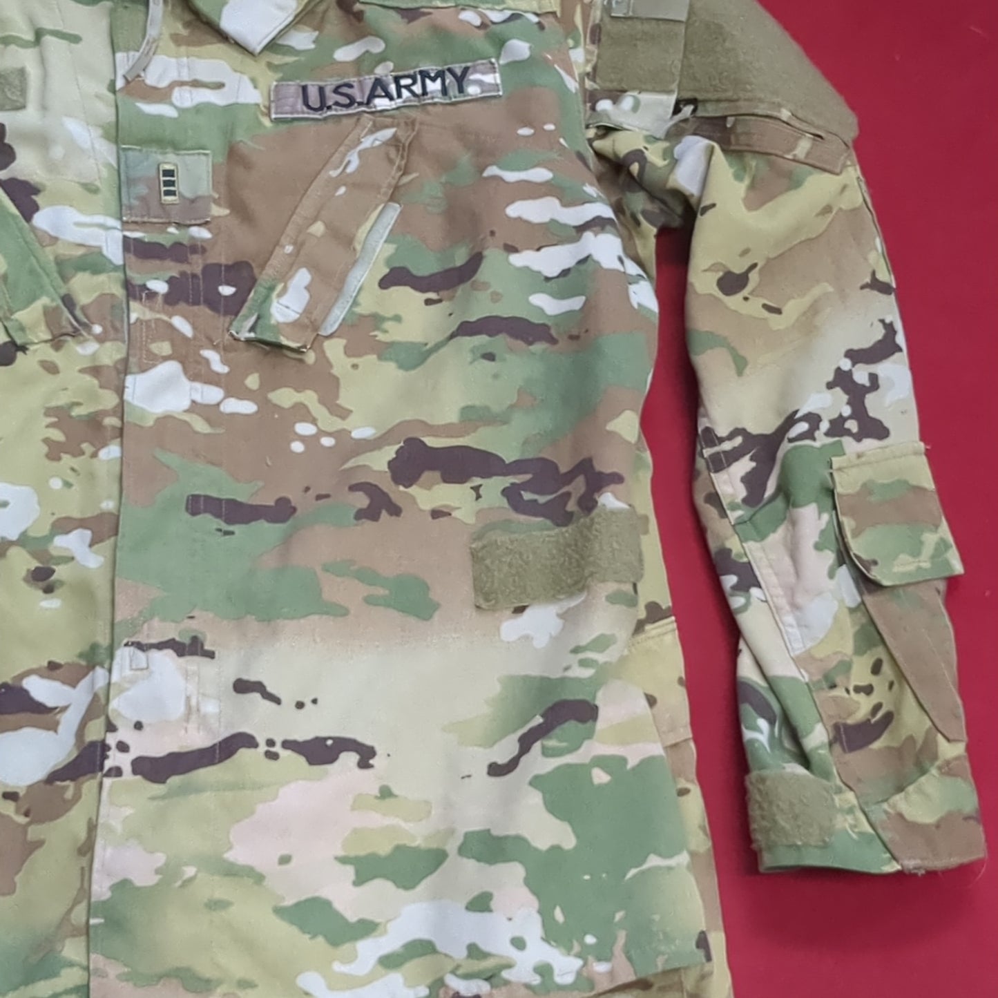 SET of US Army Flight Large Short Combat Aircrew Uniform Top Pants OCP Multicam Good Condition (ocp3- fa17-SEP50)