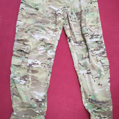 SET of US Army Flight Large Short Combat Aircrew Uniform Top Pants OCP Multicam Good Condition (ocp3- fa17-SEP50)