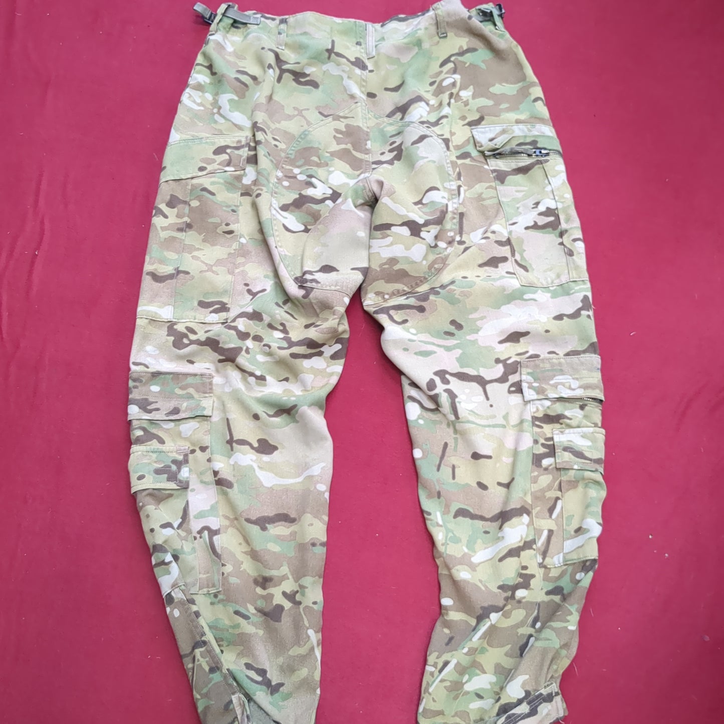 SET of US Army Flight Large Short Combat Aircrew Uniform Top Pants OCP Multicam Good Condition (ocp3- fa17-SEP50)