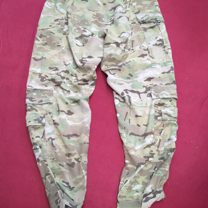 SET of US Army Flight Large Short Combat Aircrew Uniform Top Pants OCP Multicam Good Condition (ocp3- fa17-SEP50)