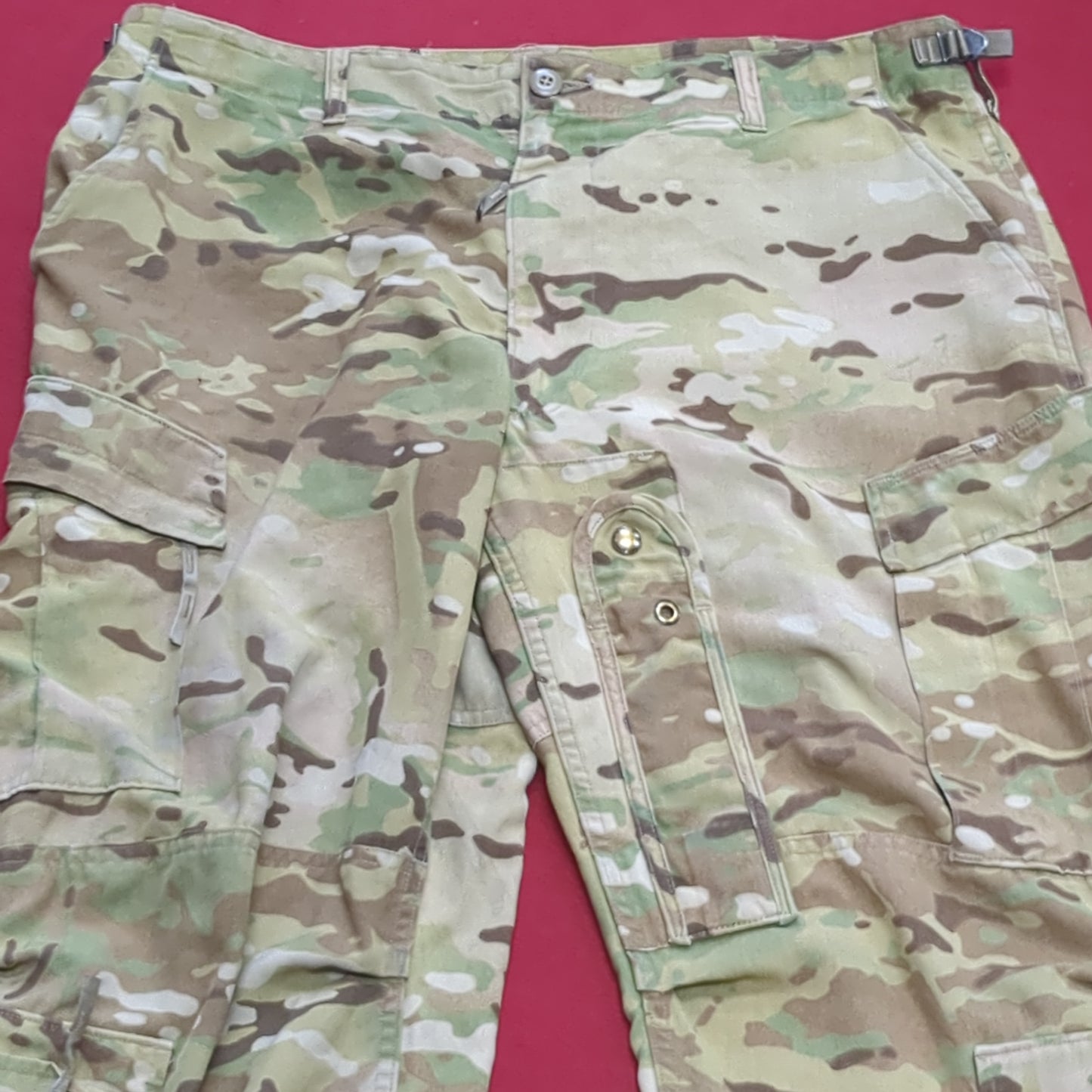 SET of US Army Flight Large Short Combat Aircrew Uniform Top Pants OCP Multicam Good Condition (ocp2- fa18-SEP51)