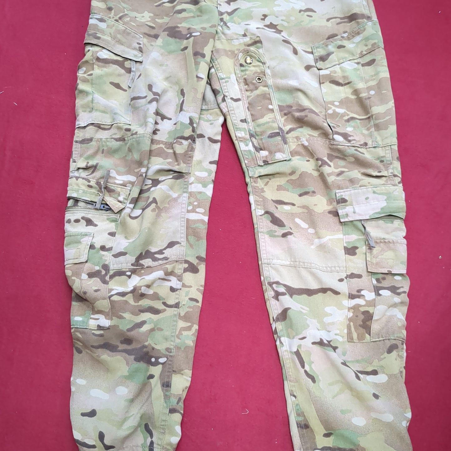 SET of US Army Flight Large Short Combat Aircrew Uniform Top Pants OCP Multicam Good Condition (ocp2- fa18-SEP51)