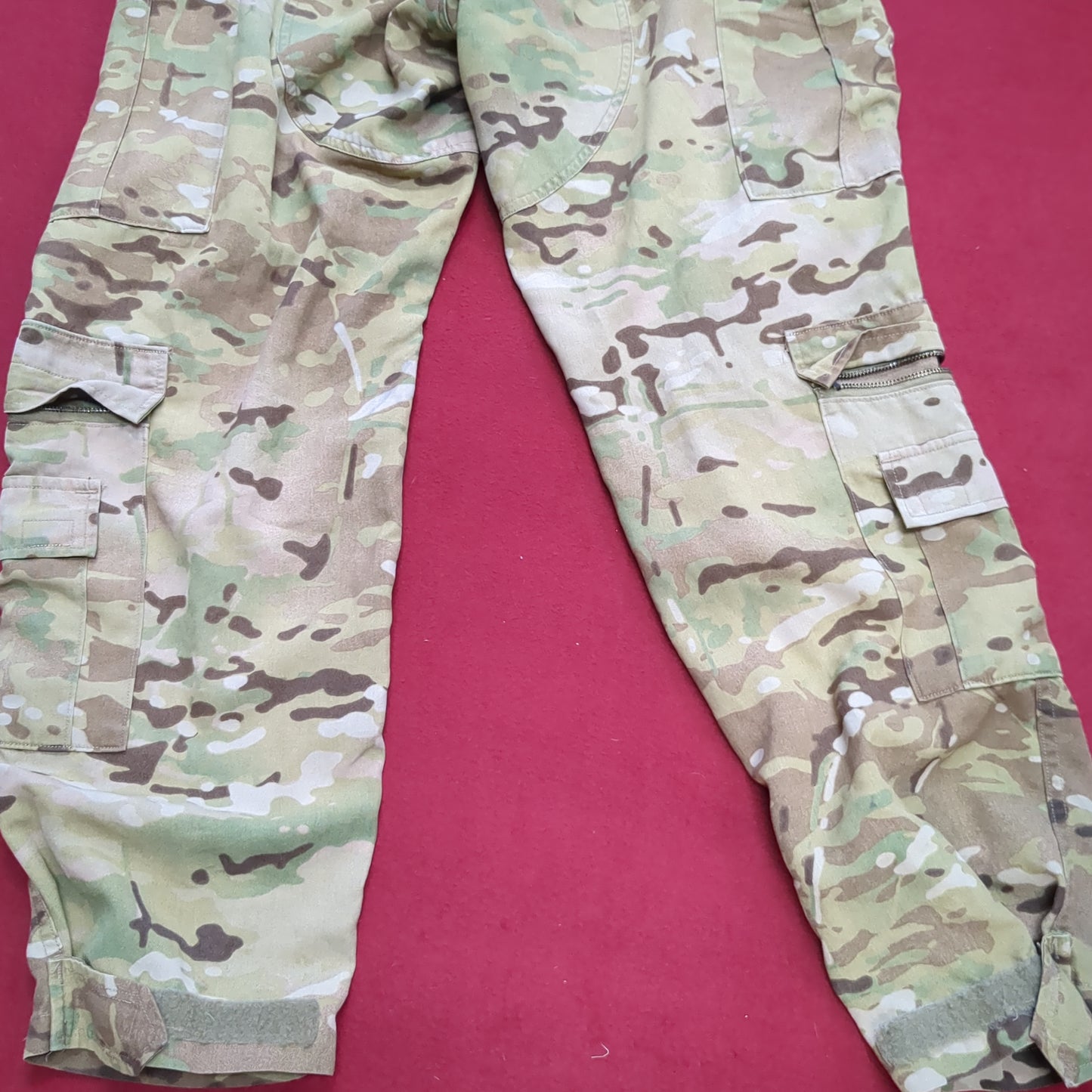 SET of US Army Flight Large Short Combat Aircrew Uniform Top Pants OCP Multicam Good Condition (ocp2- fa18-SEP51)