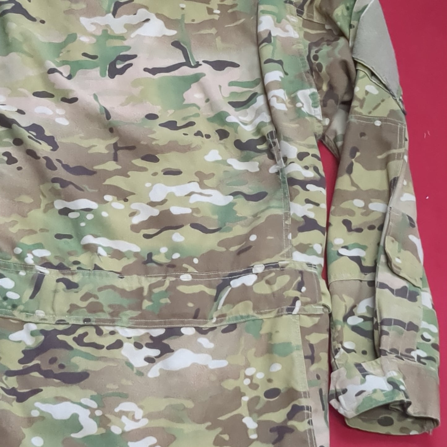 SET of US Army Flight Large Short Combat Aircrew Uniform Top Pants OCP Multicam Good Condition (ocp2- fa18-SEP51)