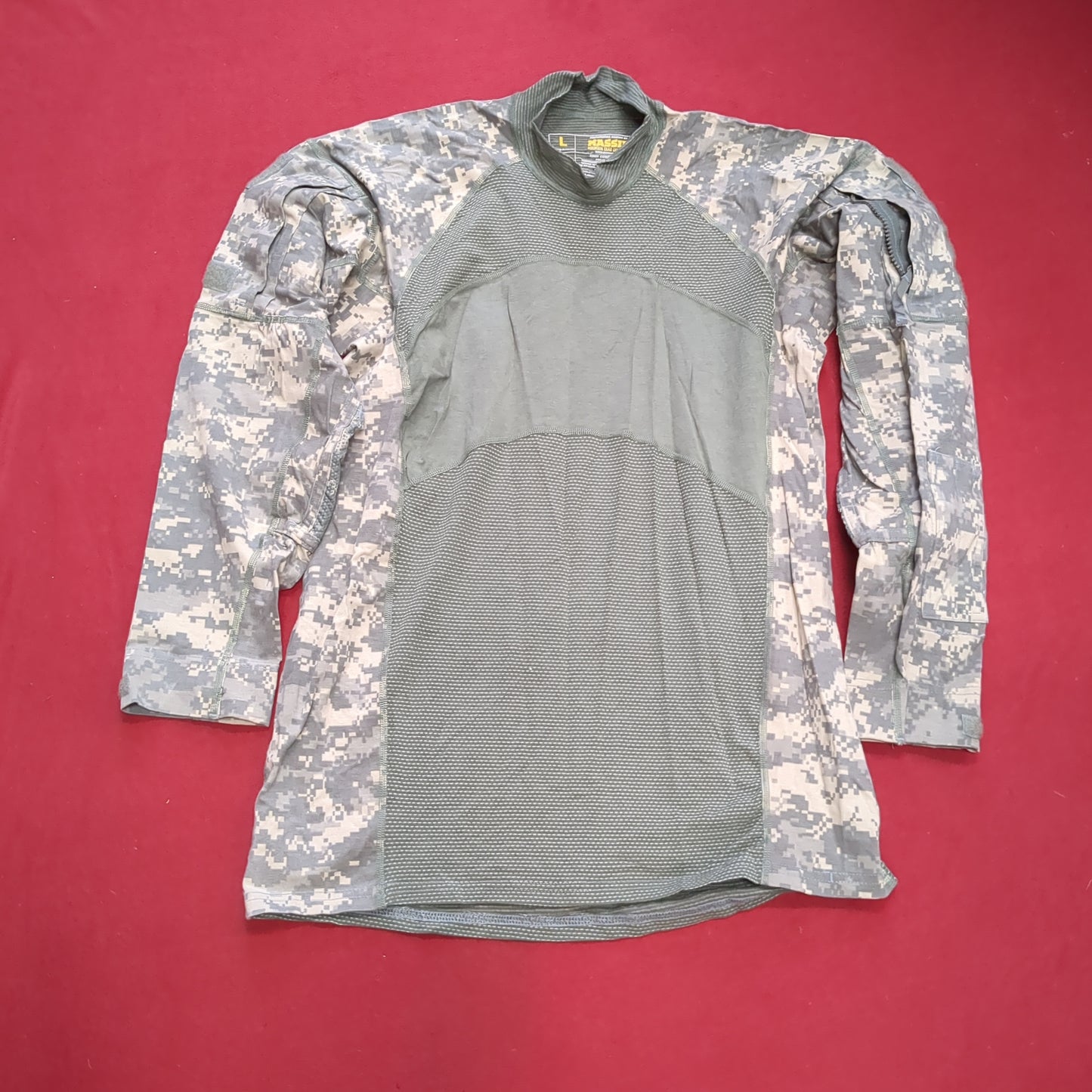 NOS US Army LARGE Turtleneck Type 1 Combat ACU Digital FRAC Top Shirt (fb05-MH68)