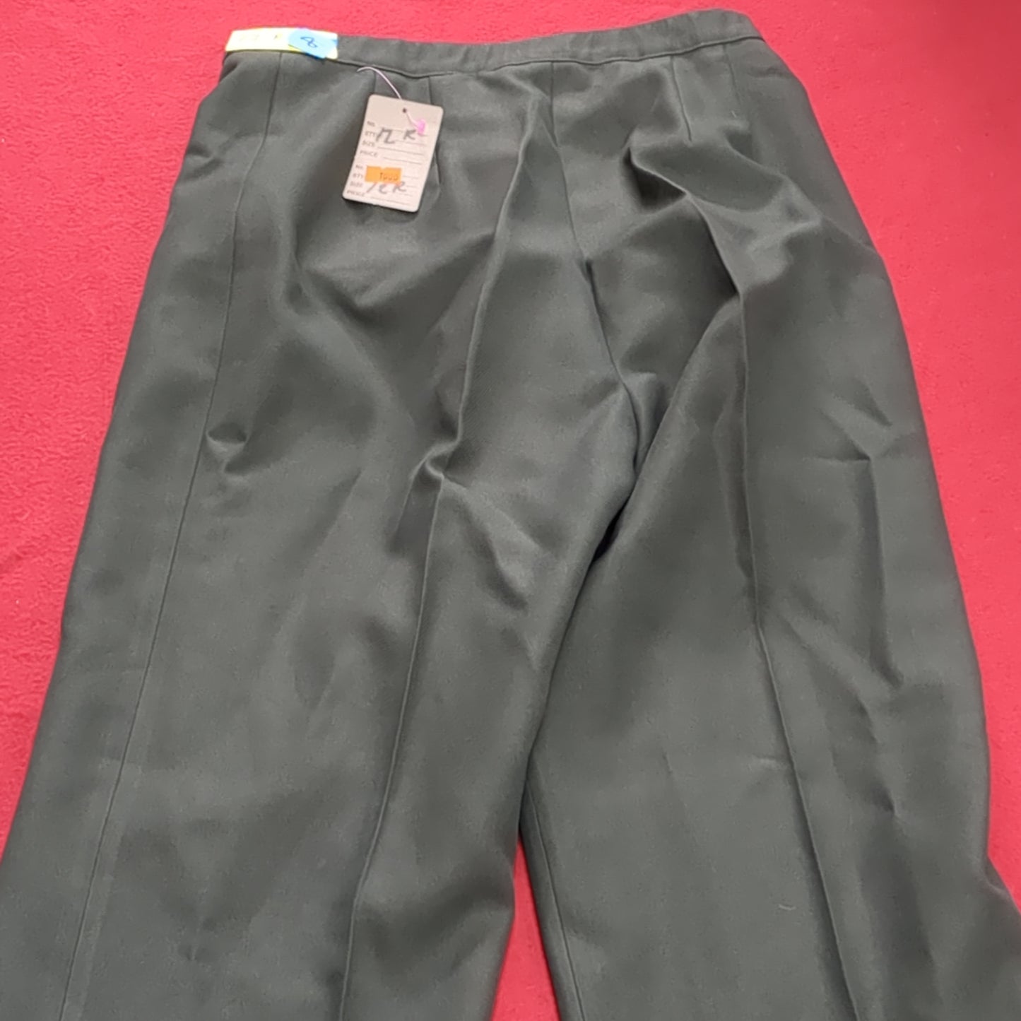 NWT US Army Female Sz 12 Dress Green Slacks AG 434 (aa10-8)