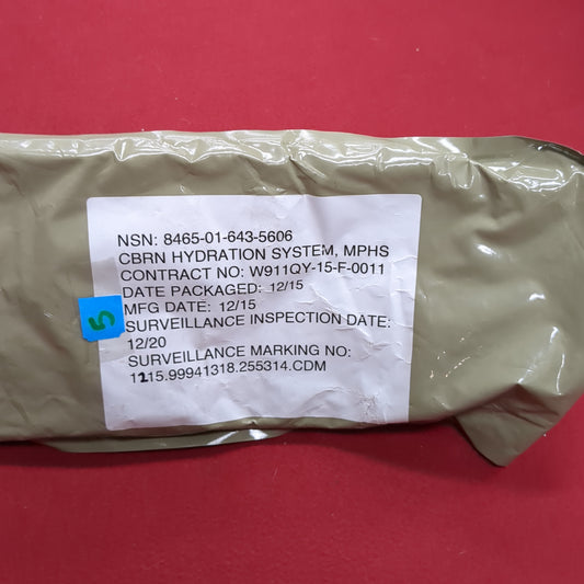 US Army 100oz 3L Hydration Cambelbak System Bladder Bite Valve MPHS Sealed (08o db01-5)