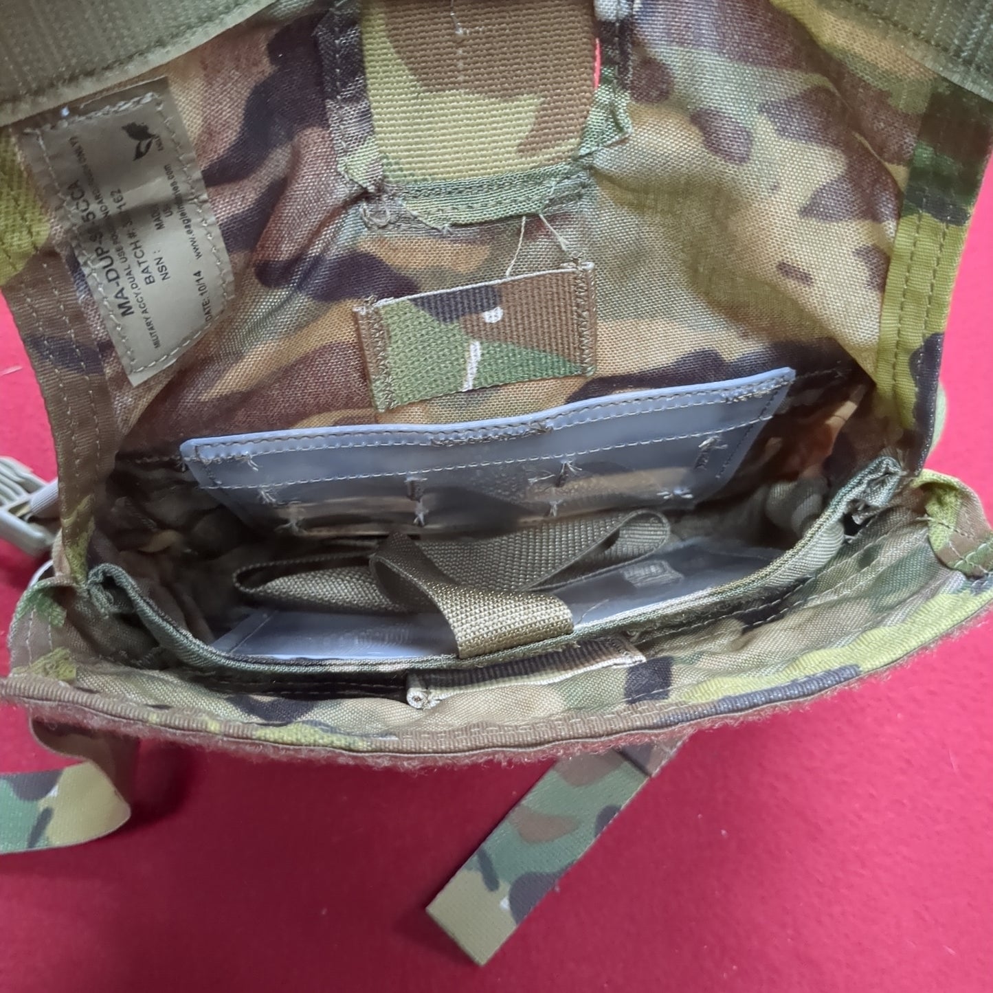 EAGLE INDUSTRIES Dual Use Battery Side Plate Pouch Multicam OCP Good Condition (35cr-19)