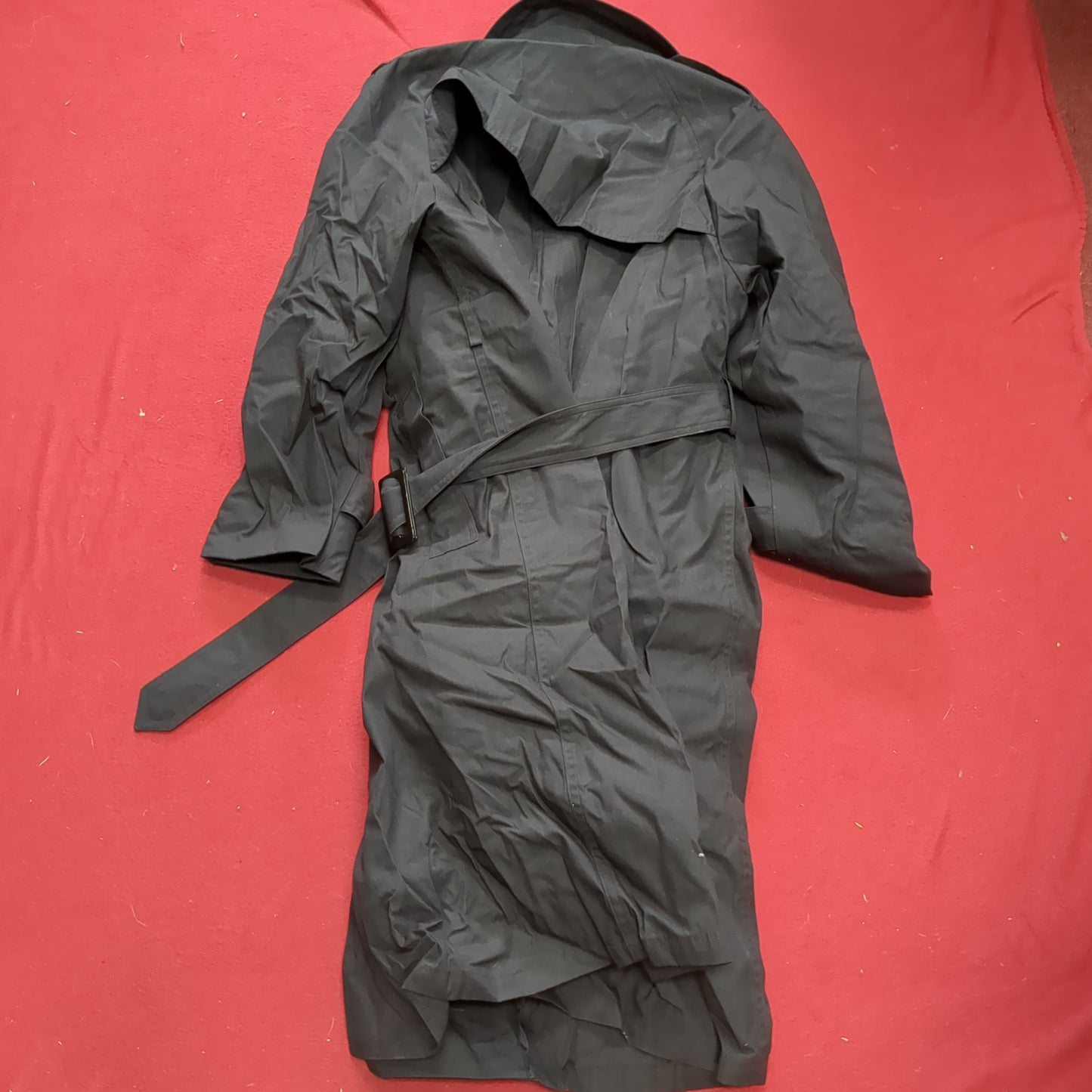 NWT US Army Army Female 12 Short All-Weather Black Overcoat ASU Black Excellent Condition (02g jn-6)