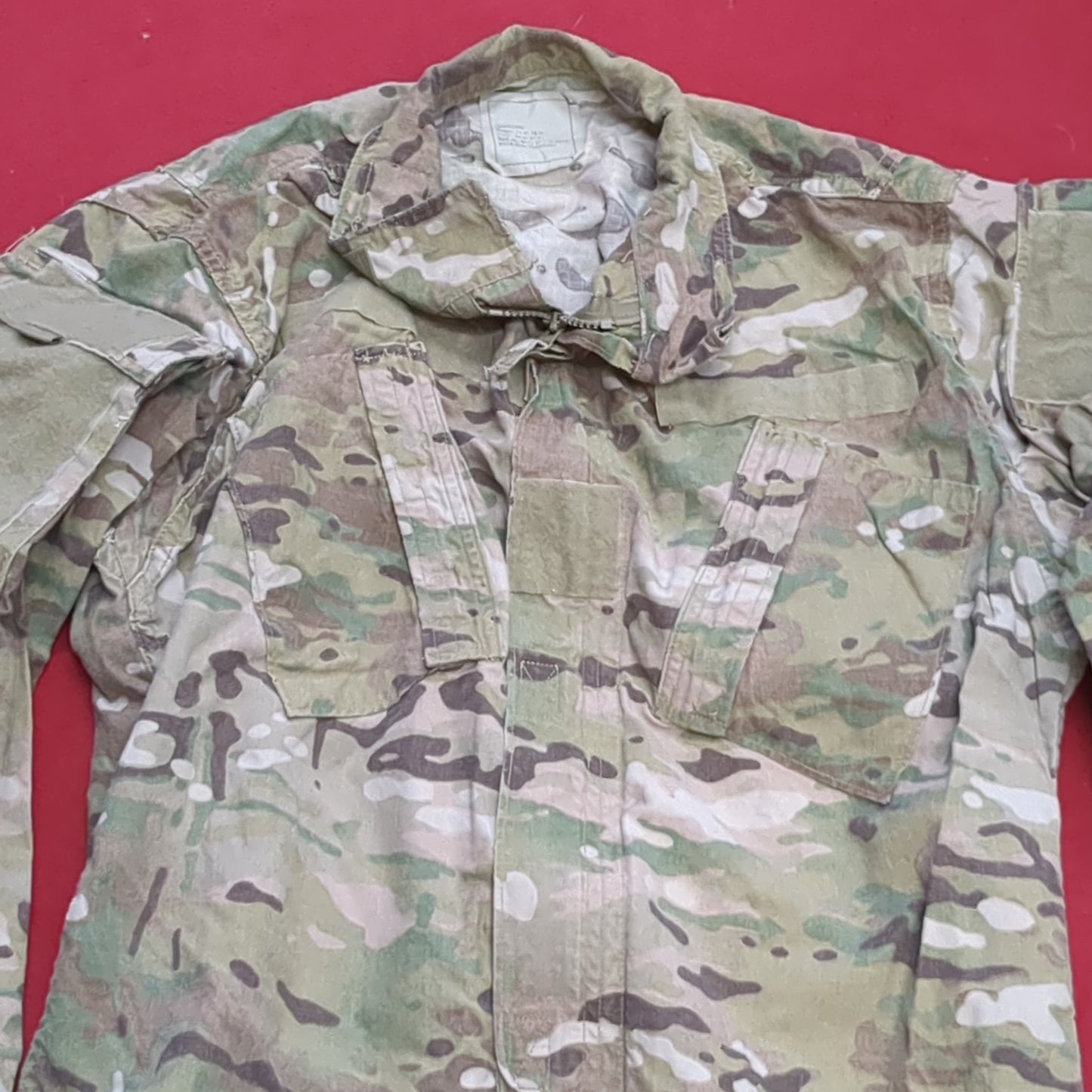 US Army Small Long FRAC Multicam Uniform Top Shirt Good Condition (ec10-g415)