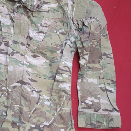 US Army Small Long FRAC Multicam Uniform Top Shirt Good Condition (ec10-g415)