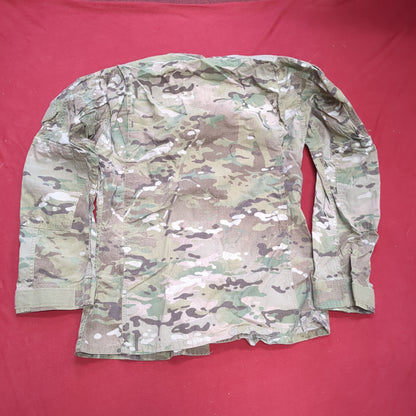 US Army Small Long FRAC Multicam Uniform Top Shirt Good Condition (ec10-g415)