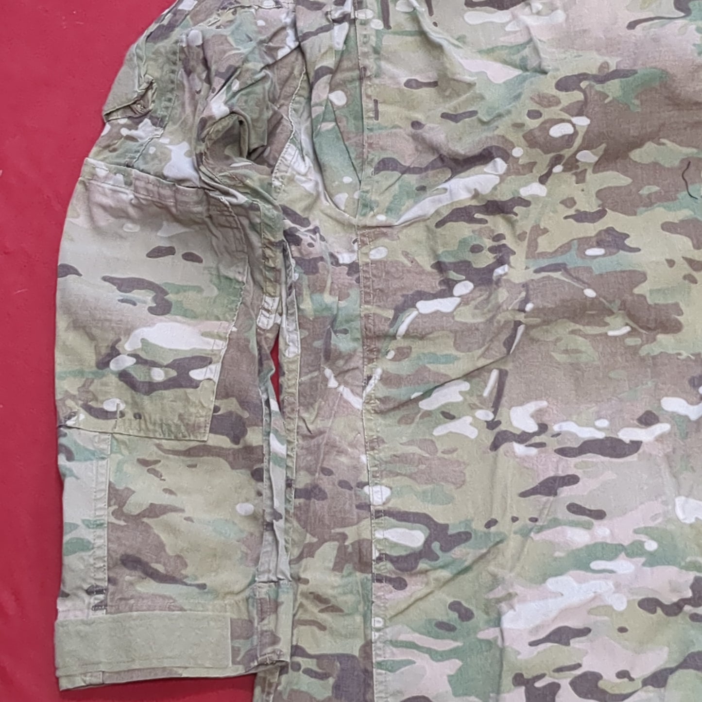 US Army Small Long FRAC Multicam Uniform Top Shirt Good Condition (ec10-g415)