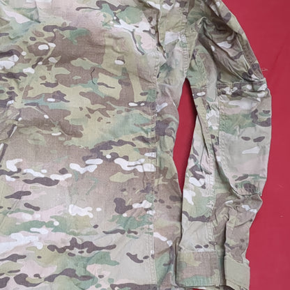 US Army Small Long FRAC Multicam Uniform Top Shirt Good Condition (ec10-g415)