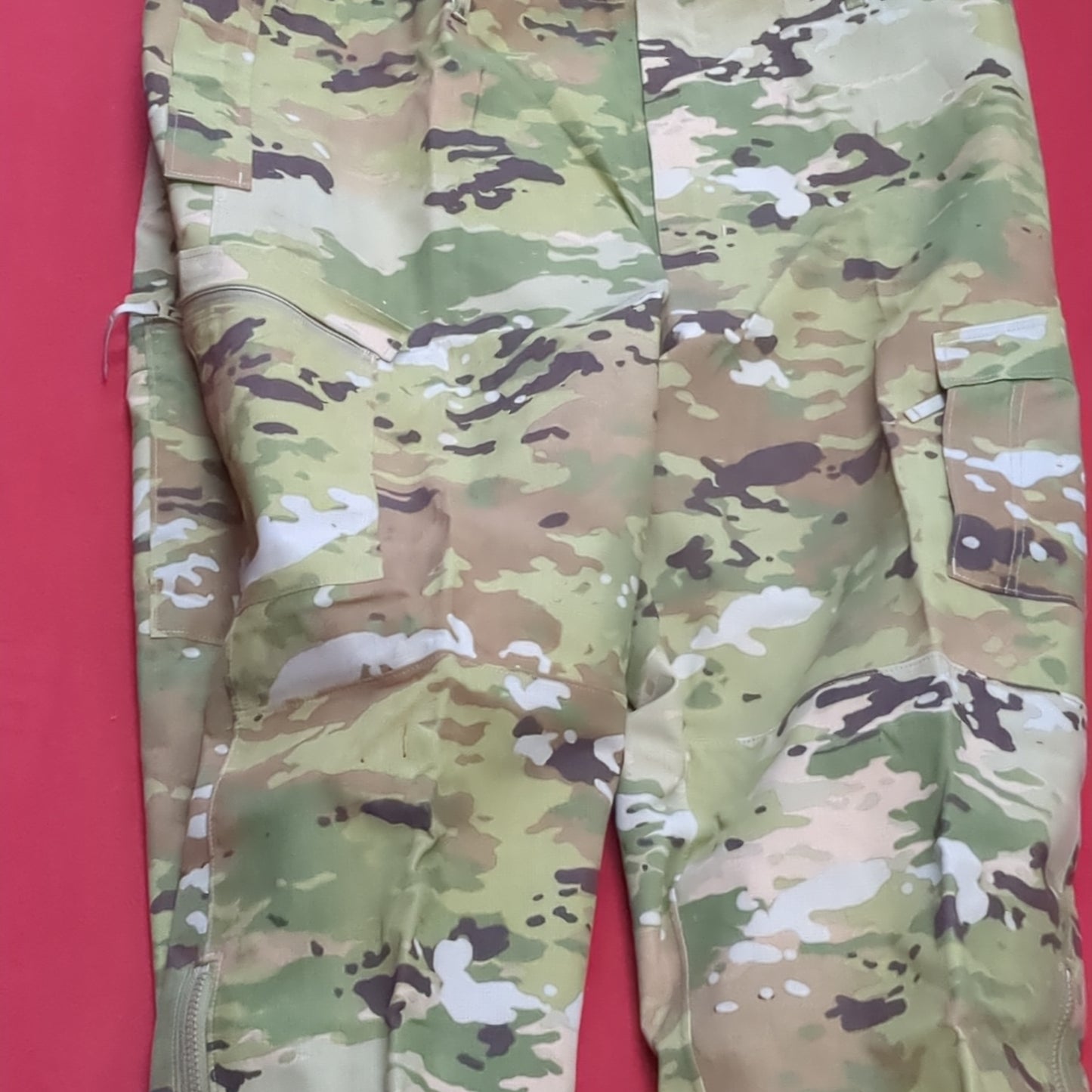 US Army Free EWOL Trousers Large Long Flame Resistant OCP Mulitcam Excellent Condition *ec11-17*