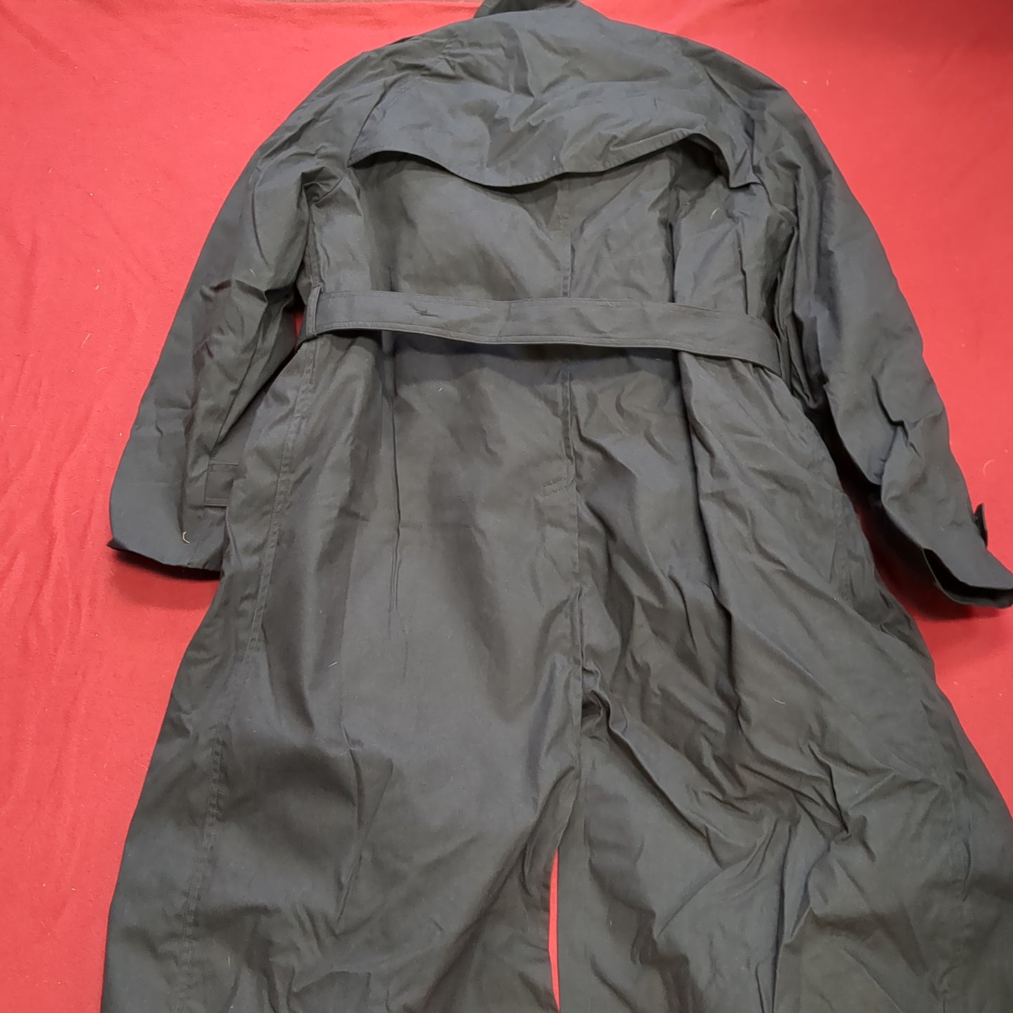 NWT US Army 40 Regular Black All-Weather Overcoat Dress Uniform (06g jn-3)