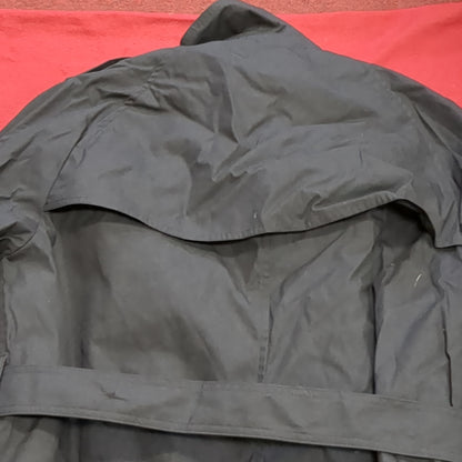 NWT US Army 40 Regular Black All-Weather Overcoat Dress Uniform (06g jn-3)