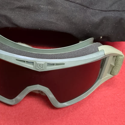 US Army Revision Sand and Wind Goggles Dark Frames Only Good Condition (08g cl2-44)