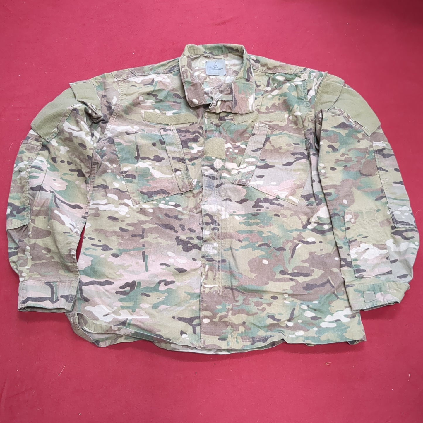 US Army  Medium Regular FRAC Multicam Uniform Top Shirt Good Condition (ec10-g413)