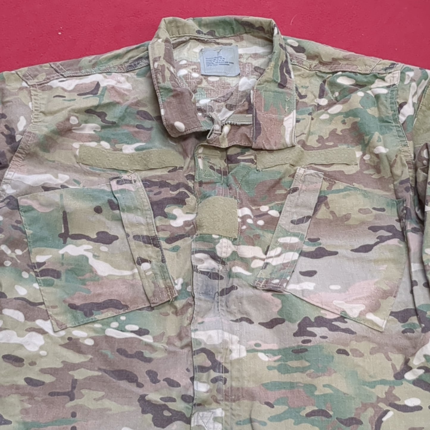 US Army  Medium Regular FRAC Multicam Uniform Top Shirt Good Condition (ec10-g413)