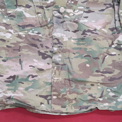 US Army  Medium Regular FRAC Multicam Uniform Top Shirt Good Condition (ec10-g413)