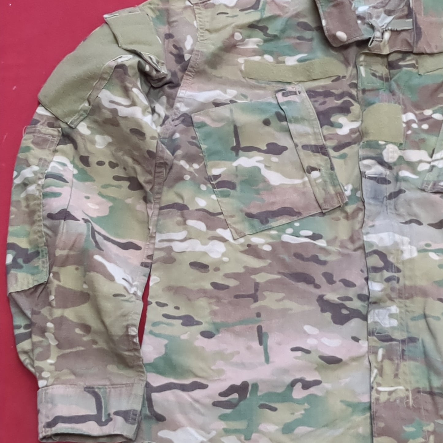 US Army  Medium Regular FRAC Multicam Uniform Top Shirt Good Condition (ec10-g413)