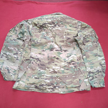 US Army  Medium Regular FRAC Multicam Uniform Top Shirt Good Condition (ec10-g413)