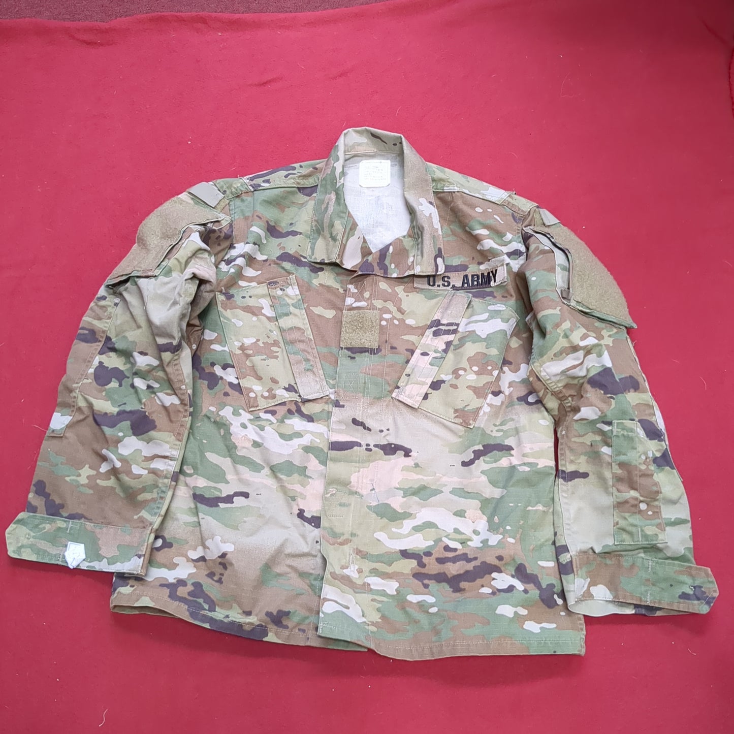 SMALL SHORT Traditional OCP Uniform Top Jacket US Army Air Force Good Condition (ec11-1)