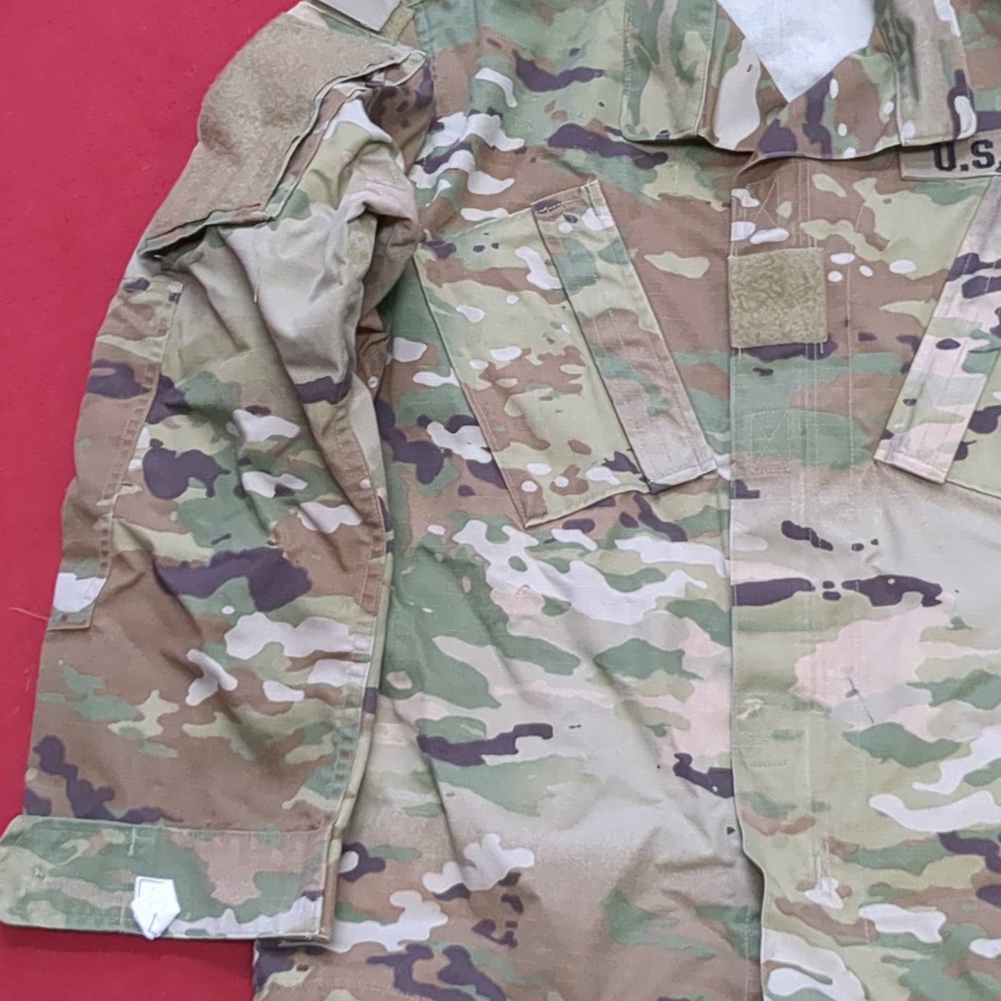 SMALL SHORT Traditional OCP Uniform Top Jacket US Army Air Force Good Condition (ec11-1)