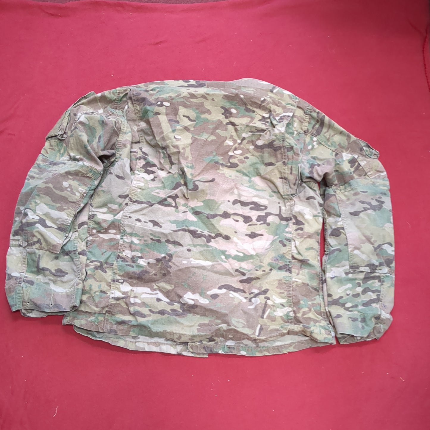 SMALL SHORT Deployment Frac Multicam OCP Uniform Top Jacket US Army Air Force Used  (17g ocp2- fa18-14)