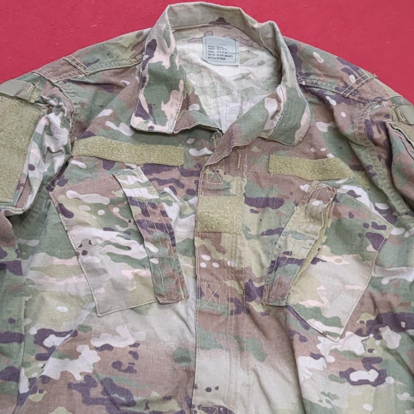 SMALL SHORT Deployment Frac Multicam OCP Uniform Top Jacket US Army Air Force Good Condition (ec11-3)