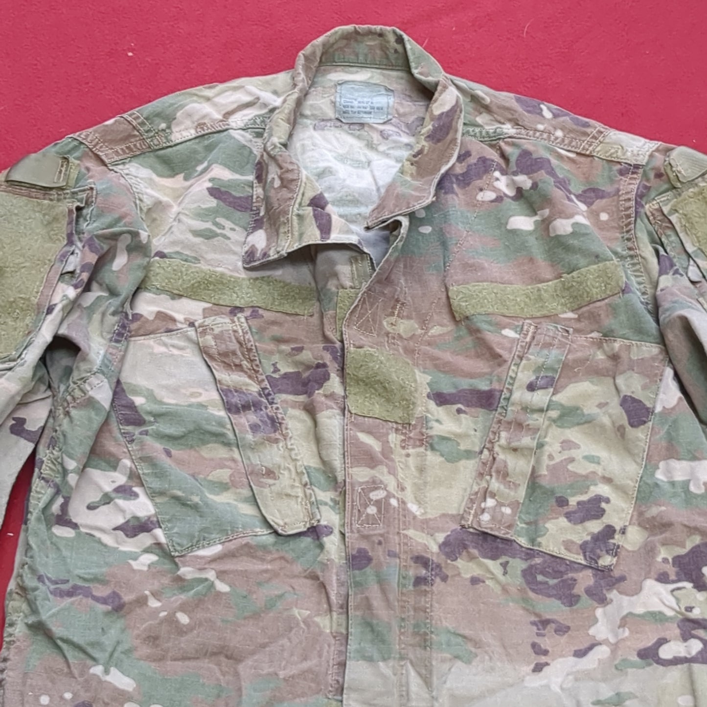 SMALL SHORT Deployment Frac Multicam OCP Uniform Top Jacket US Army Air Force Used (17g ocp3- fa17-6)