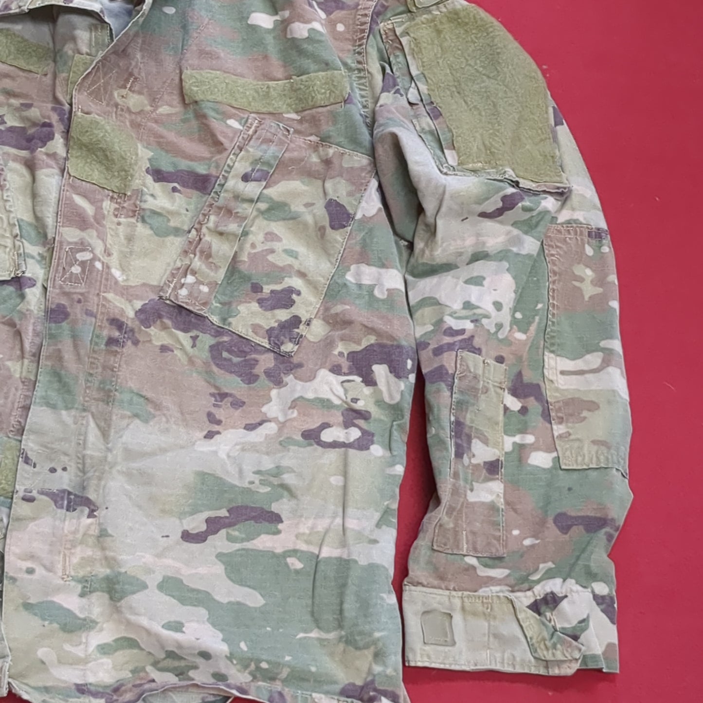 SMALL SHORT Deployment Frac Multicam OCP Uniform Top Jacket US Army Air Force Used (17g ocp3- fa17-6)