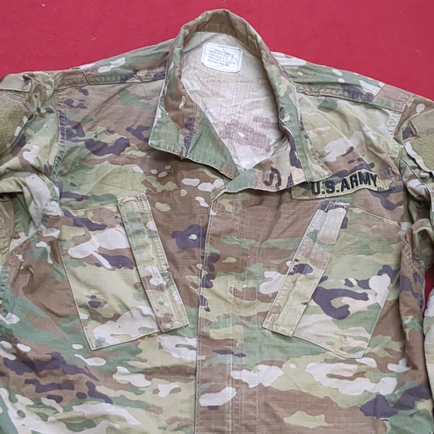 SMALL X-SHORT Traditional OCP Uniform Top Jacket US Army Air Force Used (17g ocp11- ea07-9)