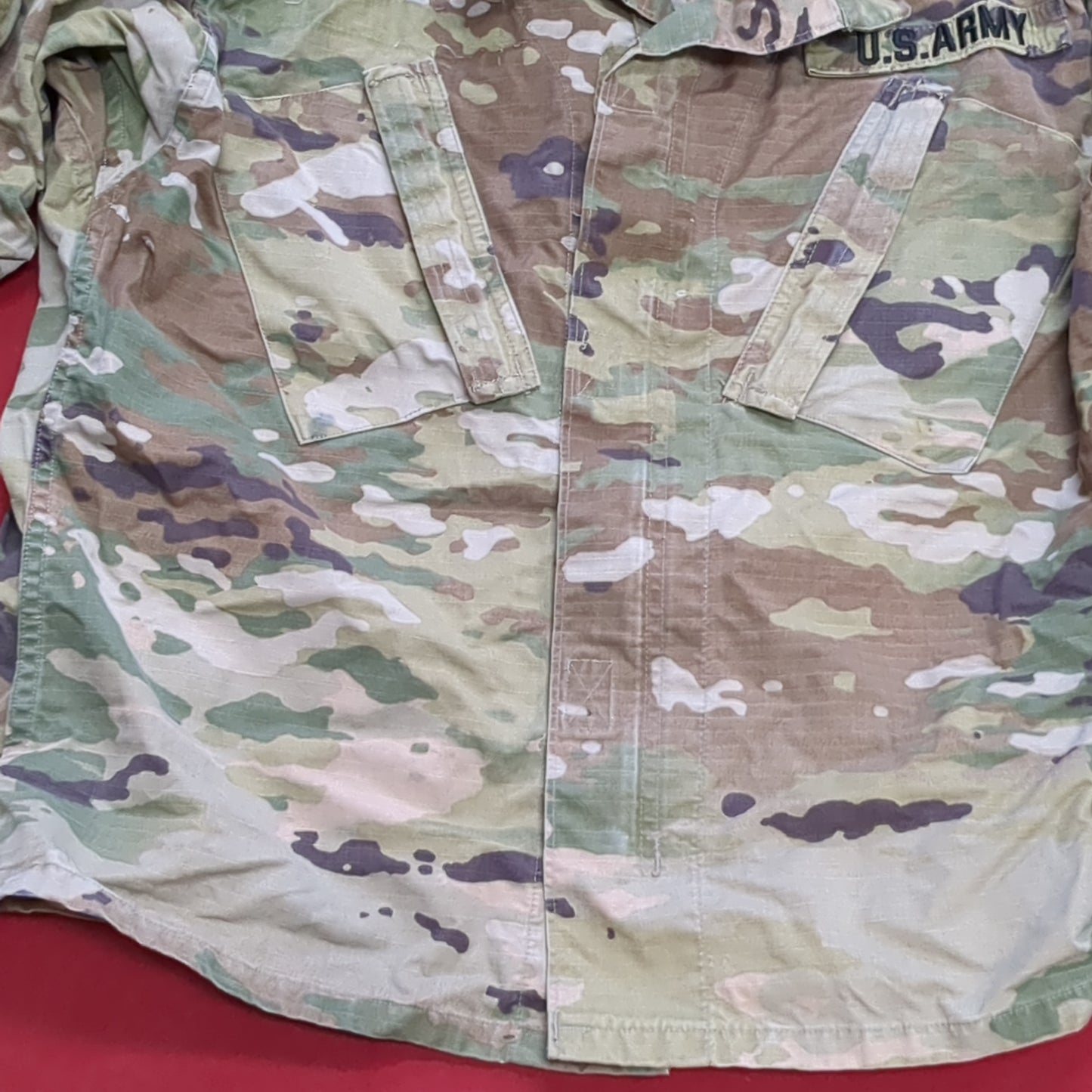 SMALL X-SHORT Traditional OCP Uniform Top Jacket US Army Air Force Used (17g ocp11- ea07-9)