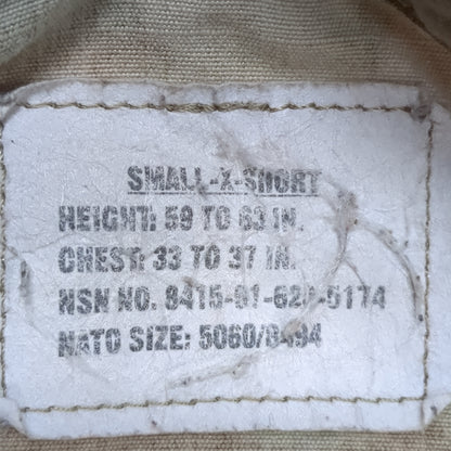 SMALL X-SHORT Traditional OCP Uniform Top Jacket US Army Air Force Used (17g ocp11- ea07-9)