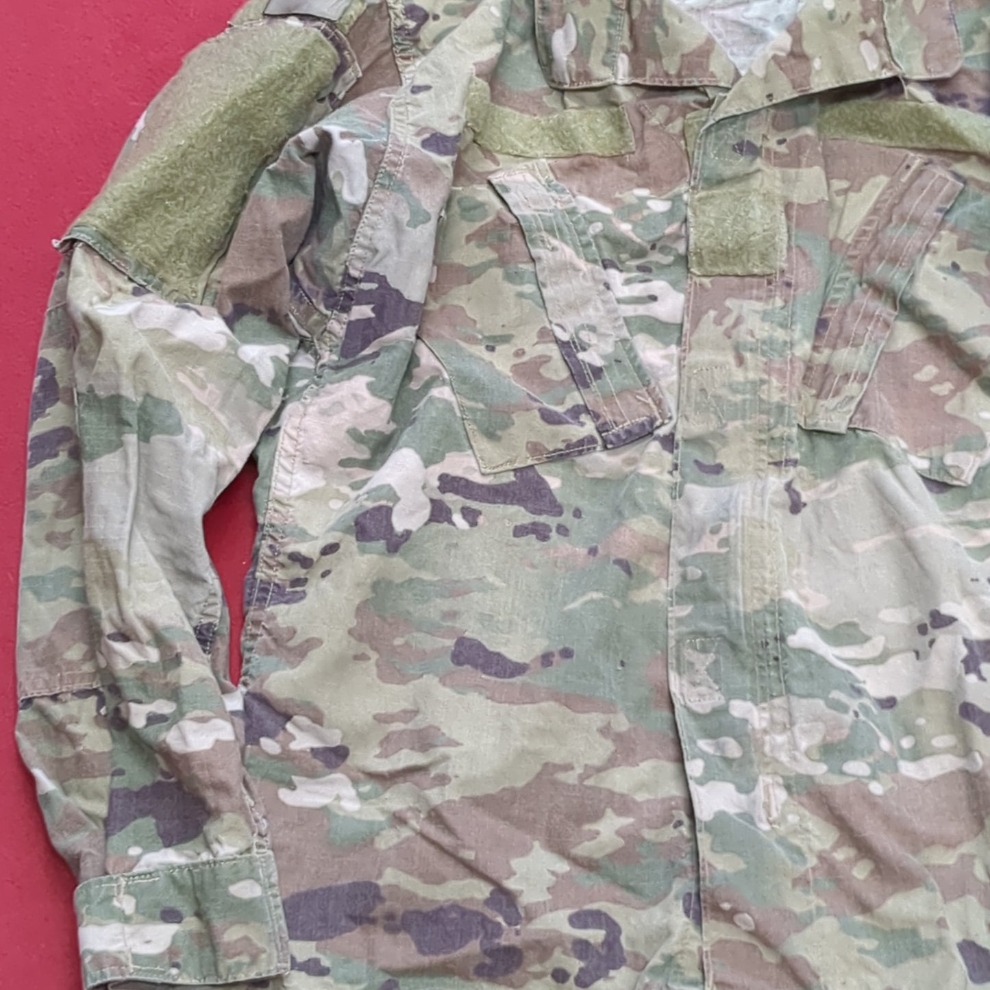 SMALL SHORT Deployment Frac Multicam OCP Uniform Top Jacket US Army Air Force Used (17g ocp2- fa18-12)