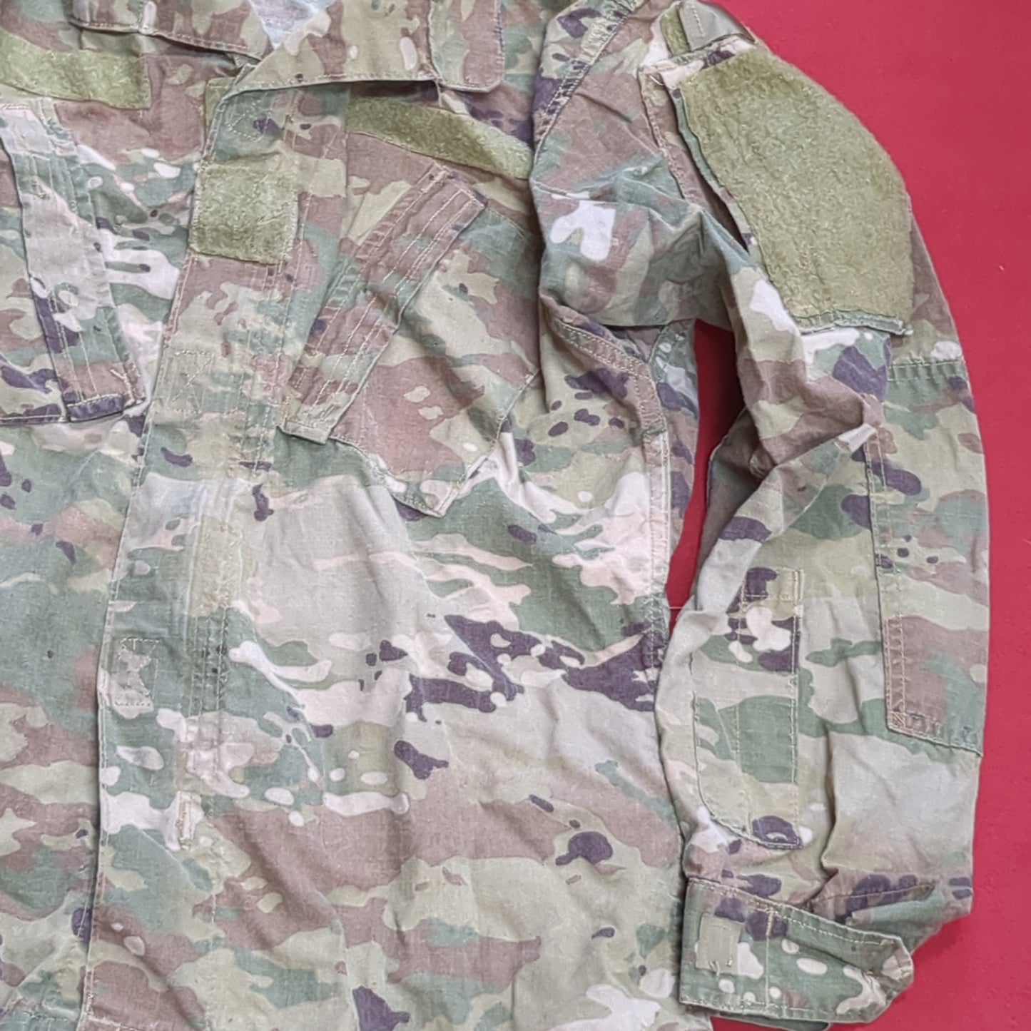 SMALL SHORT Deployment Frac Multicam OCP Uniform Top Jacket US Army Air Force Used (17g ocp2- fa18-12)