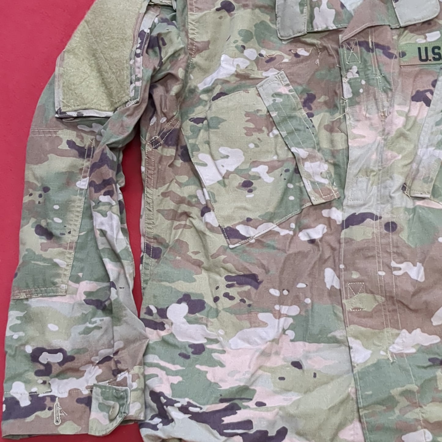 Small Short  Deployment Frac OCP Uniform Top Jacket US Army Air Force Used (ocp2-GUA113)