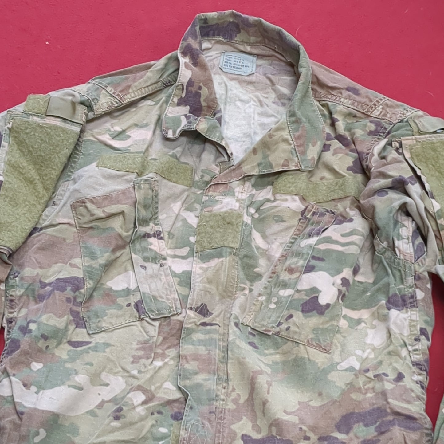 SMALL SHORT Deployment Frac Multicam OCP Uniform Top Jacket US Army Air Force Used (17g ocp3- fa17-19)