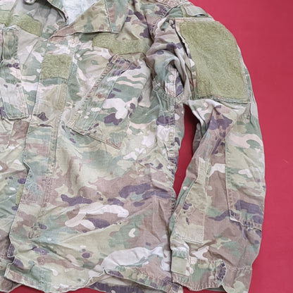 SMALL SHORT Deployment Frac Multicam OCP Uniform Top Jacket US Army Air Force Used (17g ocp3- fa17-19)