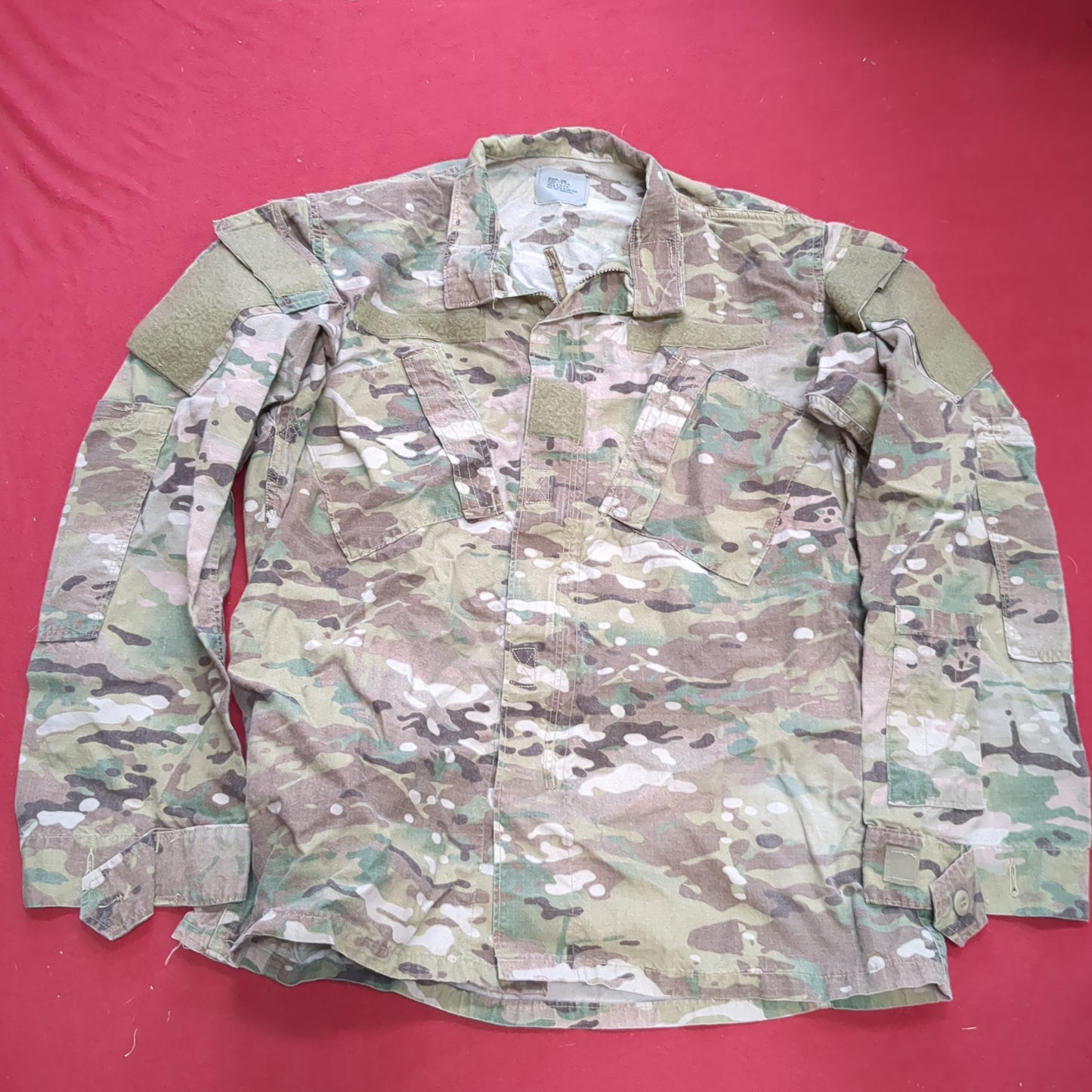 MEDIUM Regular Deployment Frac Multicam OCP Uniform Top Jacket US Army Air Force Used (ocp12- ea08-YLU45)